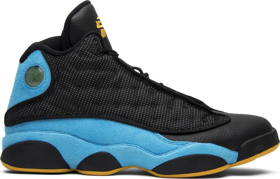 Jordan 13 retro black and yellow on sale