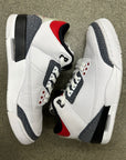 AIR JORDAN 3 FIRE RED DENIM - SIZE 10.5 (WORN)