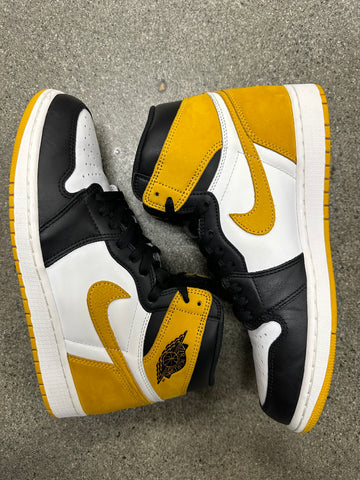 AIR JORDAN 1 YELLOW OCHRE - SIZE 10 (WORN)