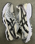 ASICS GEL KAYANO 14 CREAM BLACK - SIZE 14 (WORN)