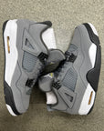 AIR JORDAN 4 COOL GREY - SIZE 10 (WORN) (SUPER CLEAN)