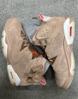 AIR JORDAN 6 TRAVIS SCOTT BRITISH KHAKI - SIZE 10.5 (WORN)