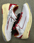 OFF WHITE AIR JORDAN 2 LOW CHICAGO - SIZE 10 (WORN)