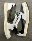 AIR JORDAN 1 LOW TRAVIS SCOTT MEDIUM OLIVE - SIZE 8.5 (WORN) (SUPER CLEAN)