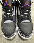 AIR JORDAN 3 COURT PURPLE - SIZE 9.5 (WORN)