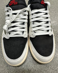 WMNS AIR JORDAN 1 LOW TRAVIS SCOTT OLIVE - SIZE W10 M8.5 (WORN)