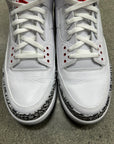 AIR JORDAN 3 88' WHITE CEMENT - SIZE 14 (WORN)