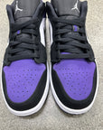 AIR JORDAN 1 LOW COURT PURPLE - SIZE 10 (WORN)