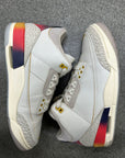 AIR JORDAN 3 J BALVIN MEDELLIN SUNSET - SIZE 10 (WORN)