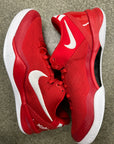 KOBE 8 PROTRO UNIVERSITY RED- SIZE 9.5 (WORN) (SUPER CLEAN)