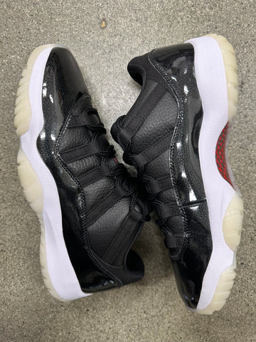 AIR JORDAN 11 LOW 72-10 - SIZE 9.5 (WORN)