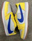 WMNS AIR JORDAN 1 LOW CANARY - SIZE W9 M7.5 (WORN) (SUPER CLEAN)