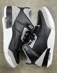 AIR JORDAN 3 BLACK CEMENT 2024 - SIZE 9.5 (WORN) (SUPER CLEAN)