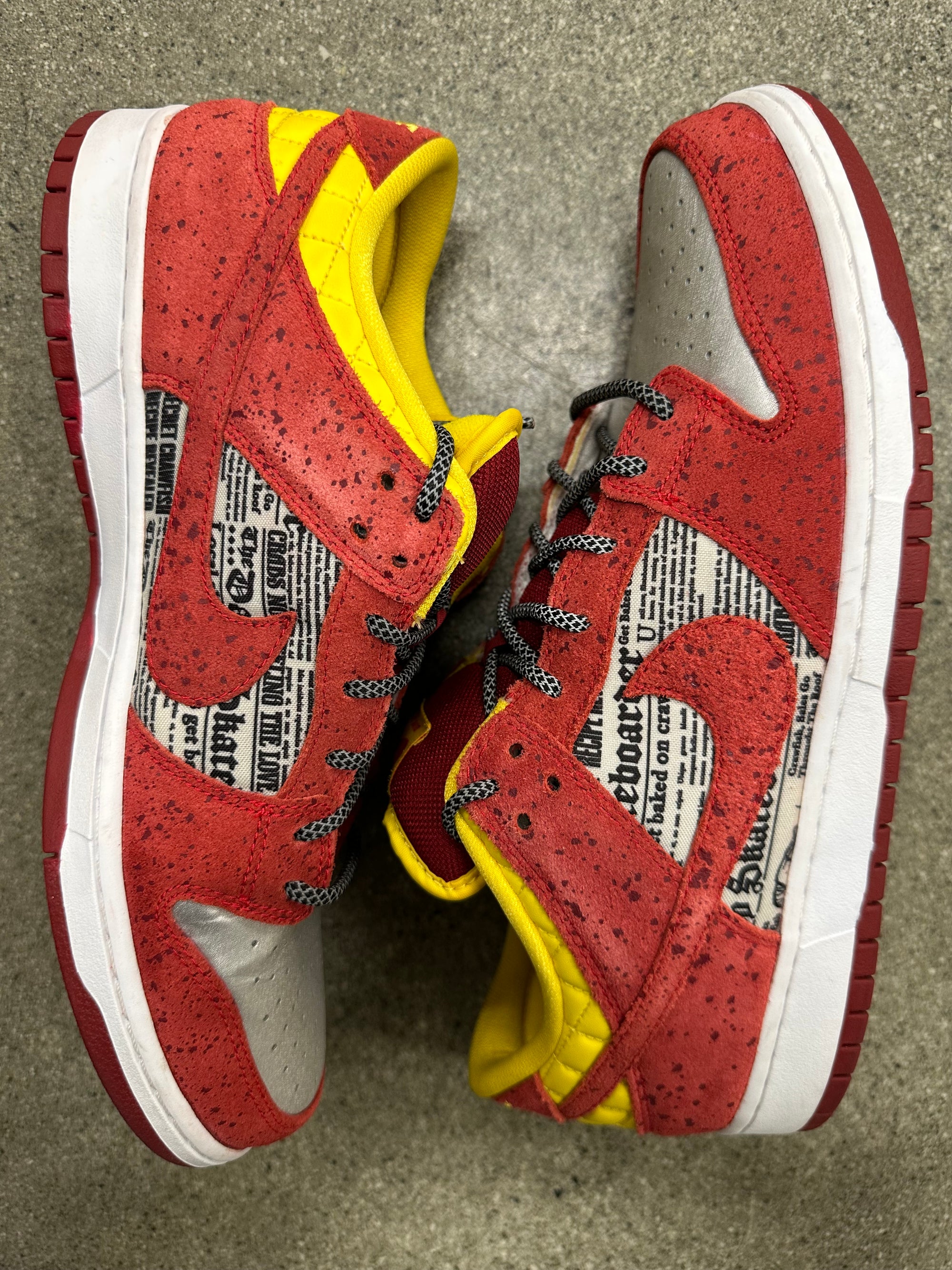 DUNK LOW PREMIUM SB QS CRAWFISH - SIZE 12 (WORN) (SUPER CLEAN)