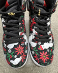 DUNK HI PRO SB UGLY SWEATER BLACK - SIZE 8.5 (WORN)