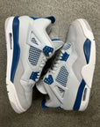 AIR JORDAN 4 MILITARY BLUE 2024 - SIZE 9.5 (WORN) (SUPER CLEAN)