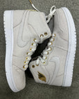 AIR JORDAN 1 PINNACLE WHITE - SIZE 8.5 (WORN)