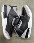 AIR JORDAN 3 BLACK CEMENT 2024 - SIZE 13 (WORN) (SUPER CLEAN)