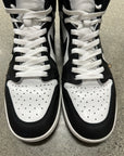 AIR JORDAN 1 HI 85 BLACK WHITE - SIZE 9 (WORN) (SUPER CLEAN)