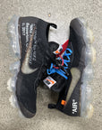 OFF WHITE AIR VAPORMAX BLACK - SIZE 9.5 (WORN)