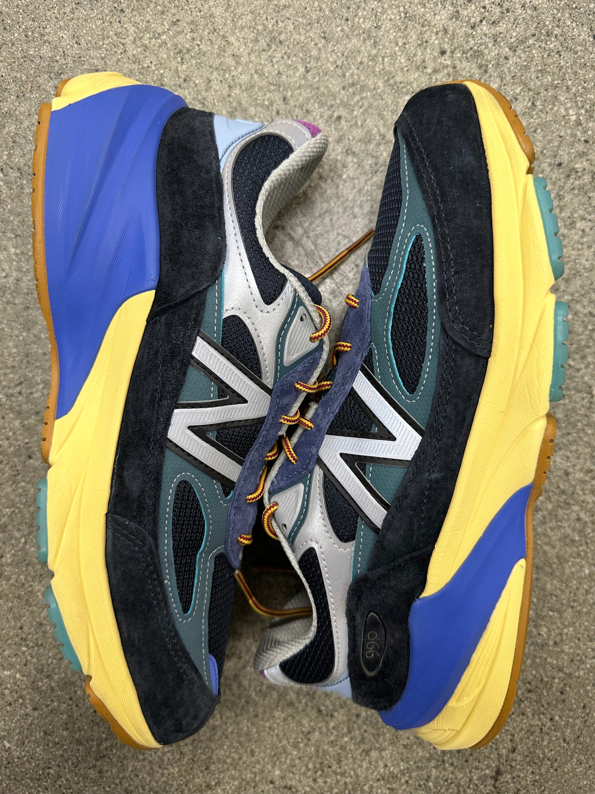 NEW BALANCE M990 MIUSA ACTION BRONSON LAPIS LAZULI - SIZE 9.5 (WORN)