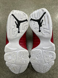 AIR JORDAN 9 WHITE GYM RED - SIZE 9.5 (WORN)