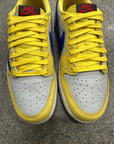 WMNS AIR JORDAN 1 LOW CANARY - SIZE W9 M7.5 (WORN) (SUPER CLEAN)