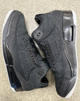 AIR JORDAN 3 FLYKNIT BLACK - SIZE 10 (WORN)