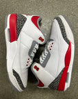 AIR JORDAN 3 FIRE RED 2020 - SIZE 8 (WORN)