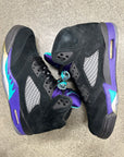 AIR JORDAN 5  BLACK GRAPE 2013 - SIZE 10.5 (WORN)