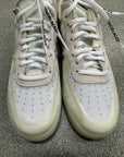 OFF WHITE AIR FORCE 1 LOW WHITE - SIZE 10 (WORN) (SUPER CLEAN)