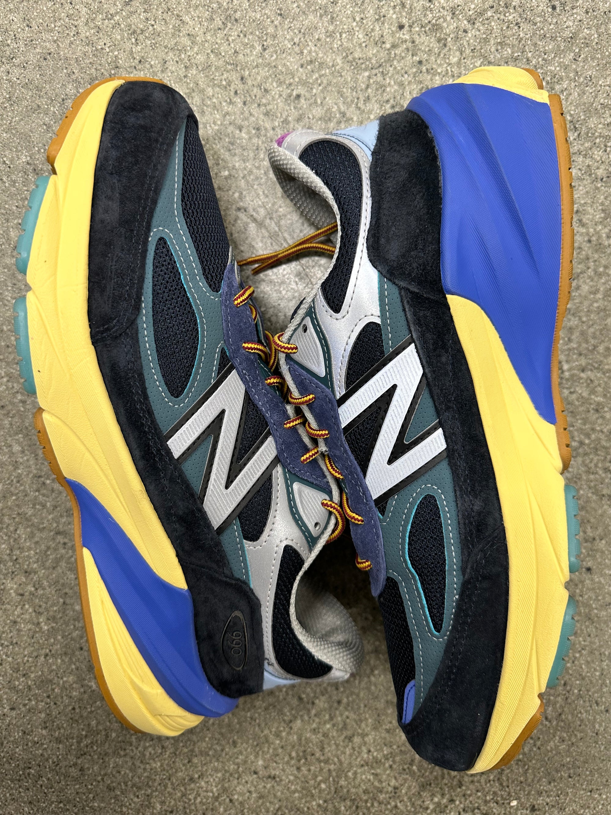 NEW BALANCE M990 MIUSA ACTION BRONSON LAPIS LAZULI - SIZE 9.5 (WORN)