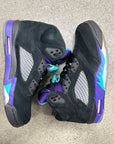 AIR JORDAN 5  BLACK GRAPE 2013 - SIZE 10.5 (WORN)