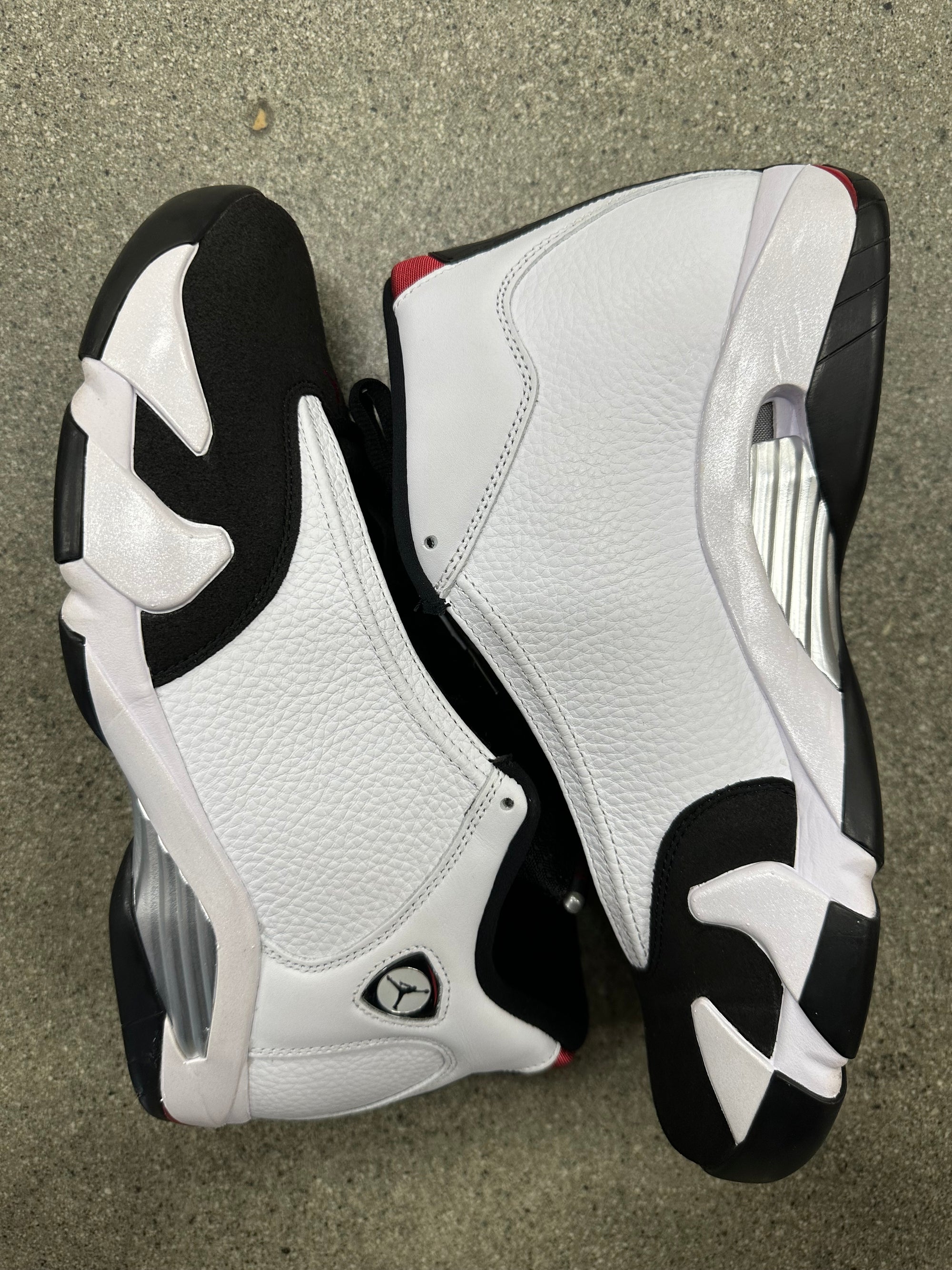 AIR JORDAN 14 BLACK TOE 2023 - SIZE 12 (WORN)