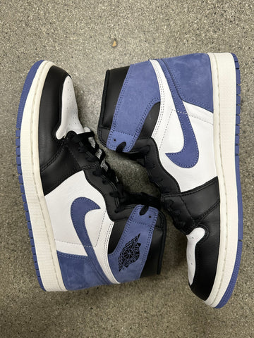 AIR JORDAN 1 BLUE MOON - SIZE 10 (WORN) (SUPER CLEAN)