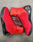 KOBE 9 HIGH RED MAMBA - SIZE 10 (WORN) (SUPER CLEAN)