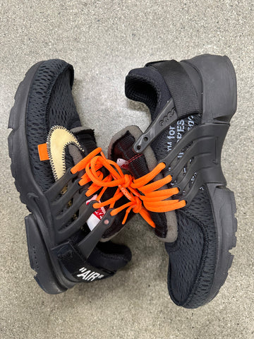 AIR PRESTO OFF WHITE BLACK - SIZE 8 (WORN)