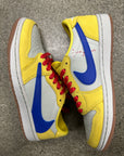 WMNS AIR JORDAN 1 LOW TRAVIS SCOTT CANARY - SIZE W7 M5.5 (WORN)