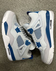 AIR JORDAN 4 MILITARY BLUE - SIZE 8.5 (WORN) (SUPER CLEAN)