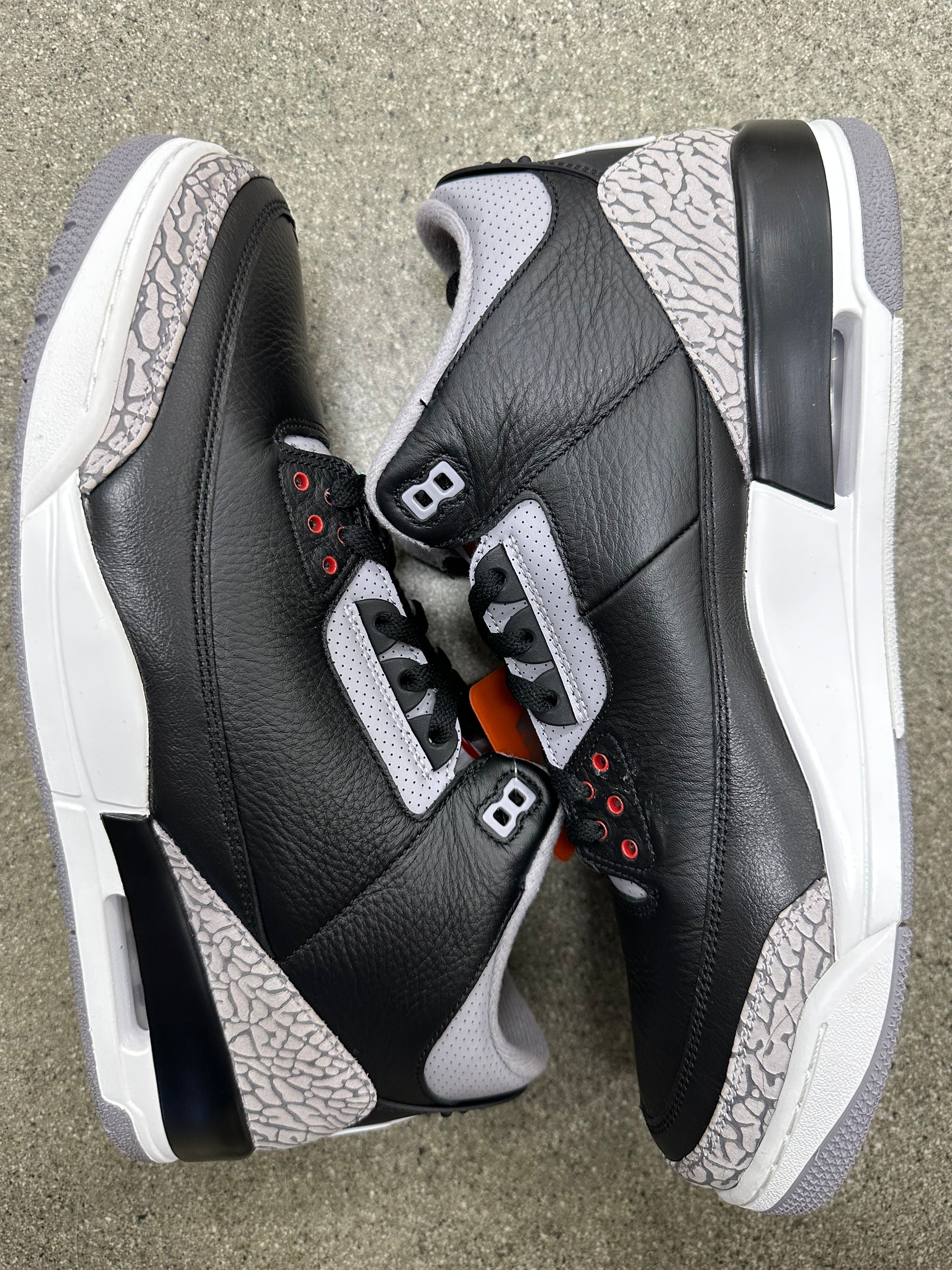 AIR JORDAN 3 BLACK CEMENT 2024 - SIZE 14 (WORN)