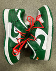 DUNK LOW PINE GREEN OFF WHITE - SIZE 9 (WORN)