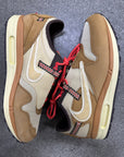 AIR MAX 1 TRAVIS SCOTT WHEAT LEMON DROP - SIZE 10.5 (WORN) (SUPER CLEAN)