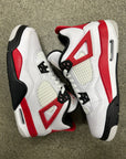 AIR JORDAN 4 RED CEMENT GS - SIZE 4.5Y (WORN)