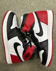 AIR JORDAN 1 BLACK TOE 2016 - SIZE 8 (WORN) (SUPER CLEAN)