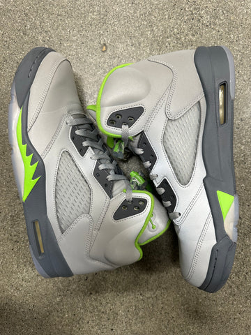 AIR JORDAN 5 GREEN BEAN - SIZE 12 (WORN)