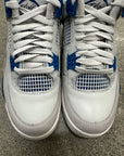 AIR JORDAN 4 MILITARY BLUE - SIZE 8.5 (WORN) (SUPER CLEAN)