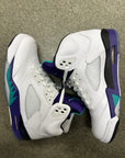 AIR JORDAN 5 GRAPE 2013 - SIZE 8.5 (WORN) (SUPER CLEAN)