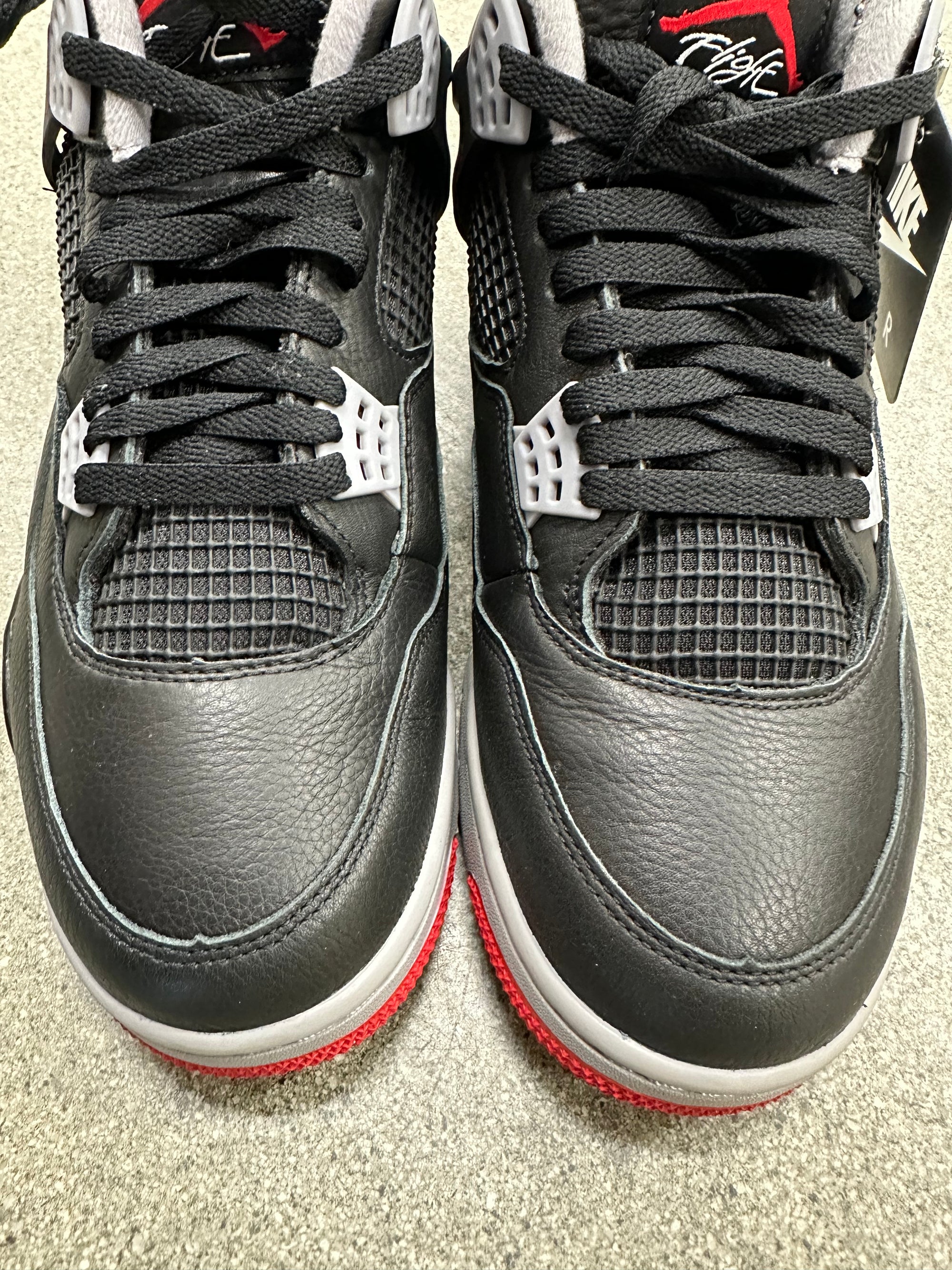 AIR JORDAN 4 BRED REIMAGINED - SIZE 12 (WORN)