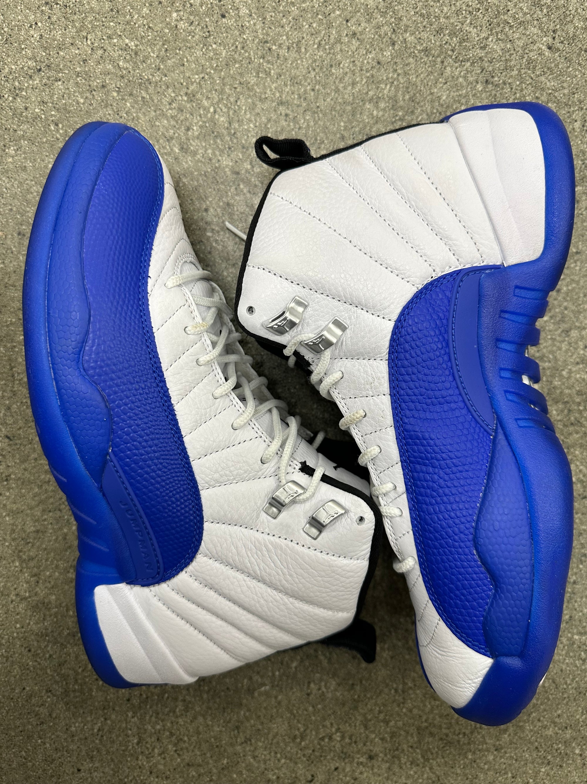 AIR JORDAN 12 BLUEBERRY - SIZE 8.5 (WORN) (SUPER CLEAN)