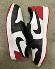 AIR JORDAN 1 LOW BLACK TOE - SIZE 11.5 (WORN)